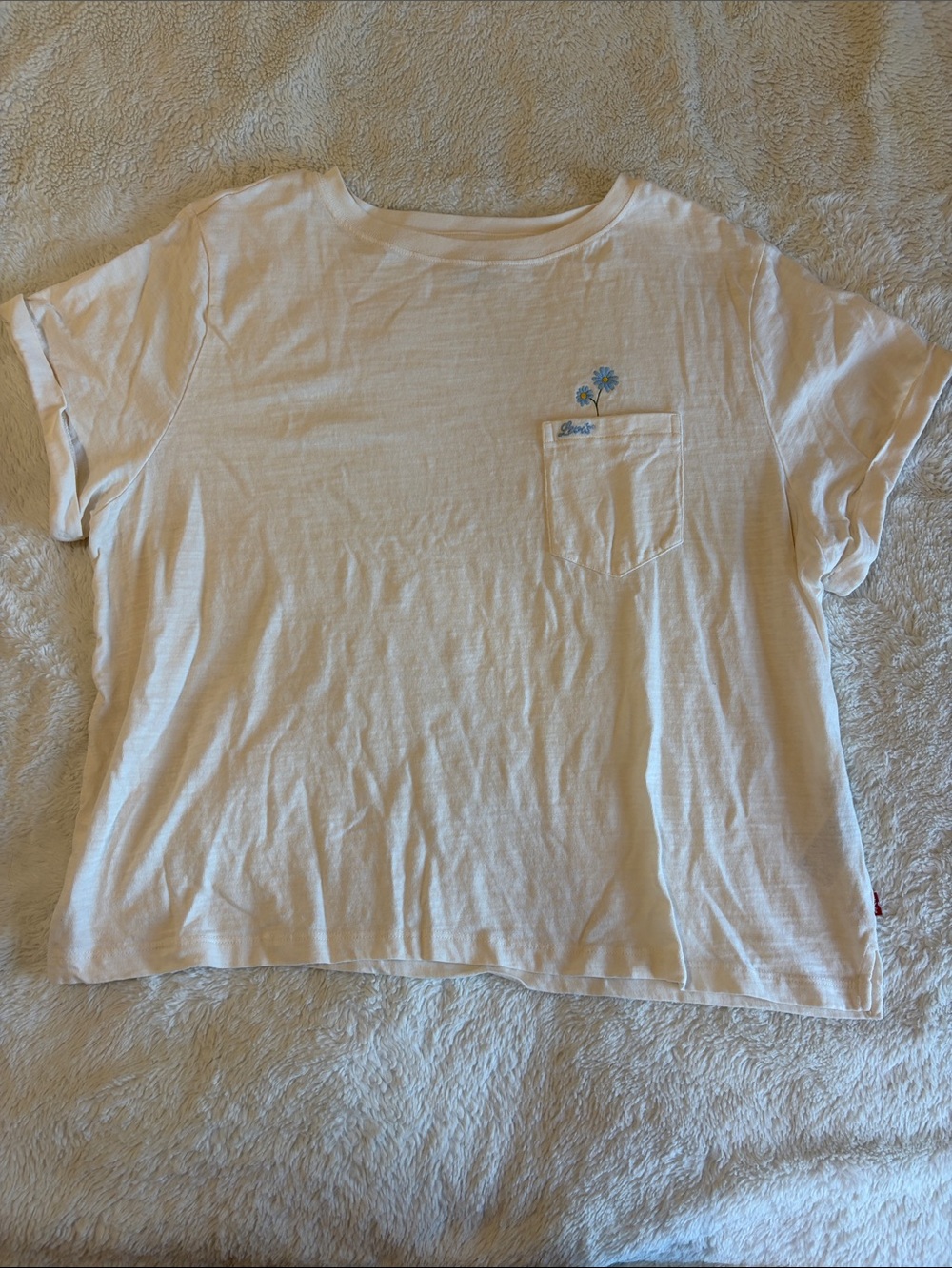 EUC Pockted Flower Levi's Shirt